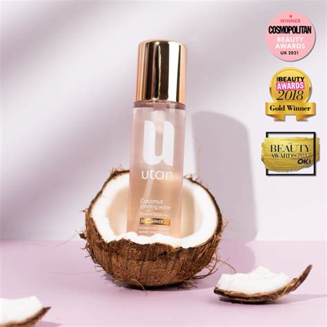 utan coconut tanning mist.